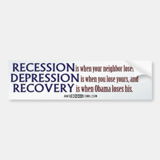 Recovery... Bumper Sticker