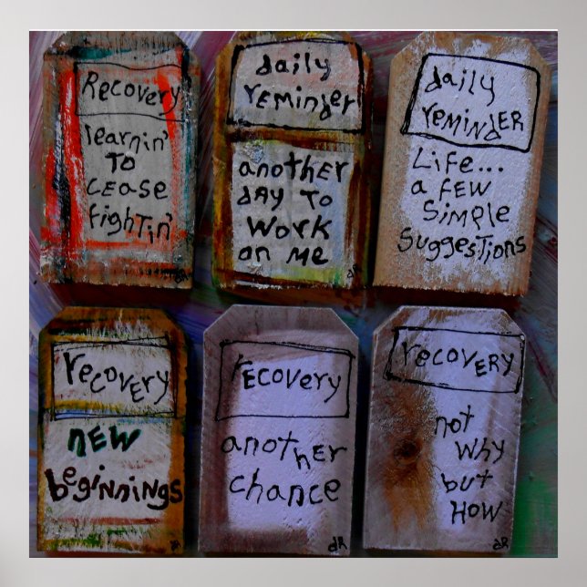 recovery collage poster (Front)