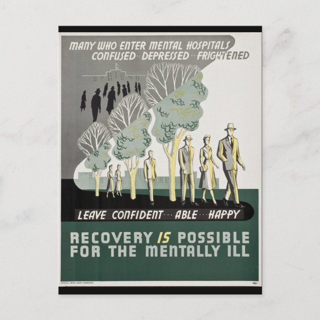 Recovery is Possible for the Mentally Ill Postcard (Front)