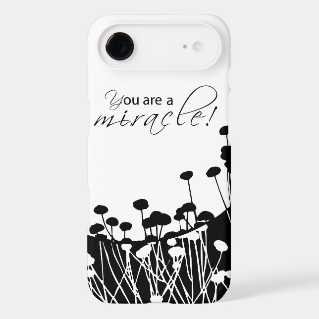 Recovery Miracle, Black and White Case-Mate iPhone Case (Back)