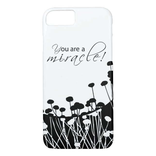 Recovery Miracle, Black and White Case-Mate iPhone Case (Back)