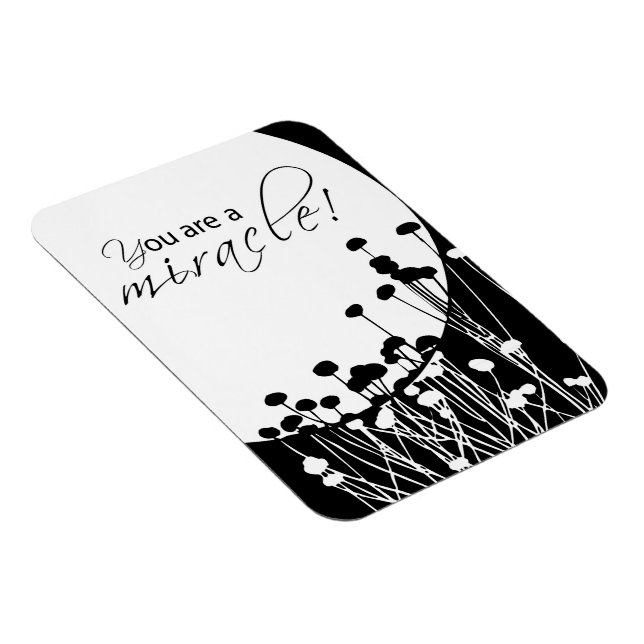 Recovery Miracle, Black and White Magnet (Right Side)