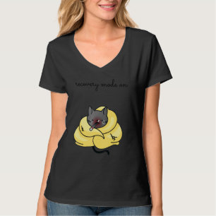 Recovery Mode On Get Well   Injury Tuxedo Cat T-Shirt