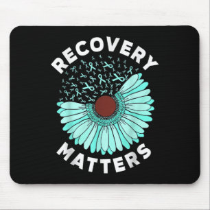 Recovery S Alcohol Drug Awareness Addiction Ribbon Mouse Pad