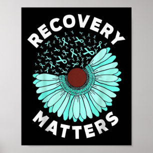 Recovery S Alcohol Drug Awareness Addiction Ribbon Poster