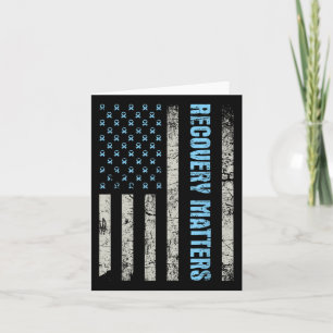 Recovery S - Sobriety Anniversary Sober Aa Na  Card