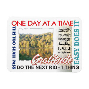 recovery slogans magnet