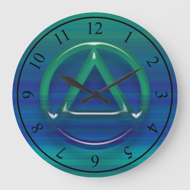 Recovery Sobriety Sober Clock (Front)