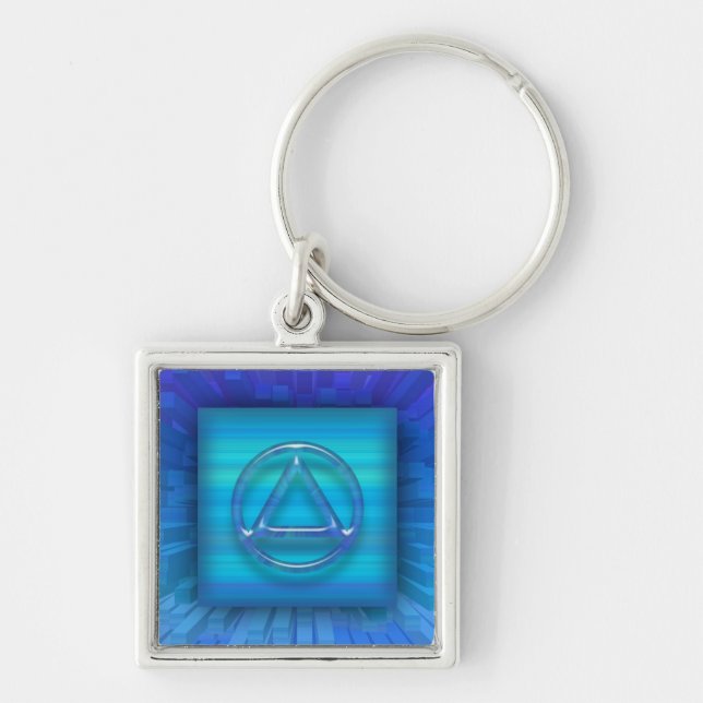 Recovery Sobriety Sober Keychain (Key Chain) (Front)