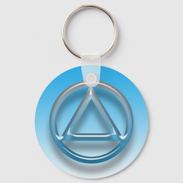 Recovery Sobriety Sober Keychain (Key Chain) (Front)