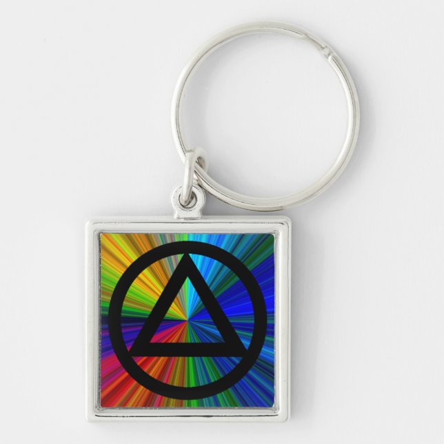 Recovery Sobriety Sober Keychain (Key Chain) (Front)