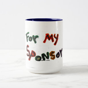 recovery sponsor mugs