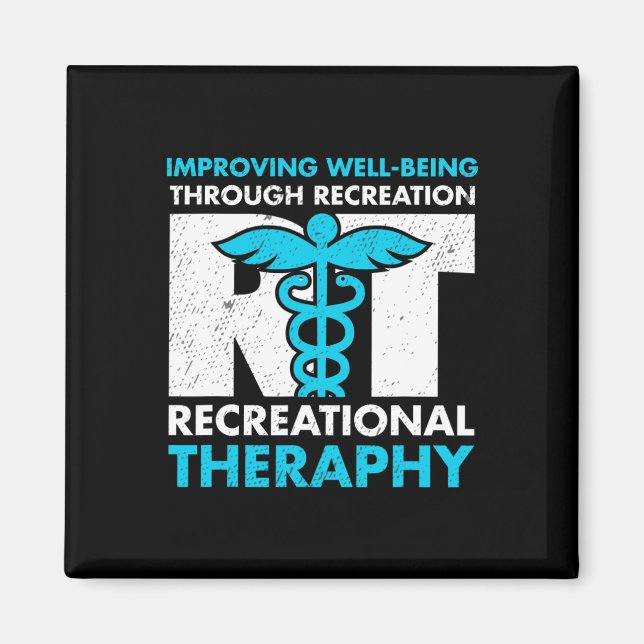 Recreation Recreational Therapy Month  Magnet (Front)