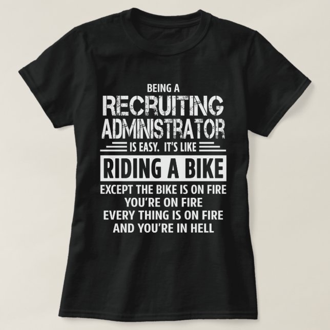 Recruiting Administrator T-Shirt (Design Front)