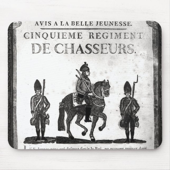 Recruitment poster for the Fifth Regiment Mouse Pad (Front)