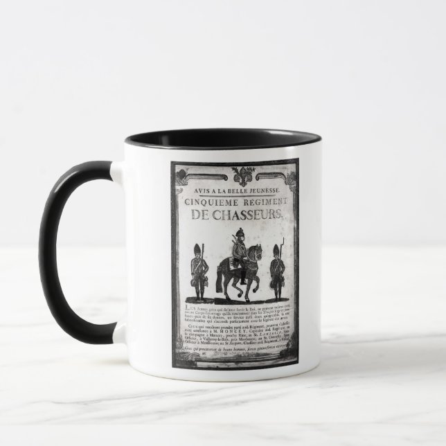 Recruitment poster for the Fifth Regiment Mug (Left)