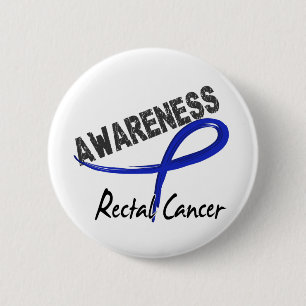 Rectal Cancer Awareness 3 6 Cm Round Badge