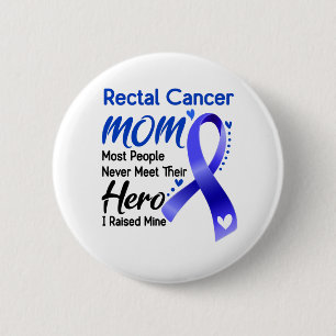 Rectal Cancer Awareness Month Ribbon Gifts 6 Cm Round Badge