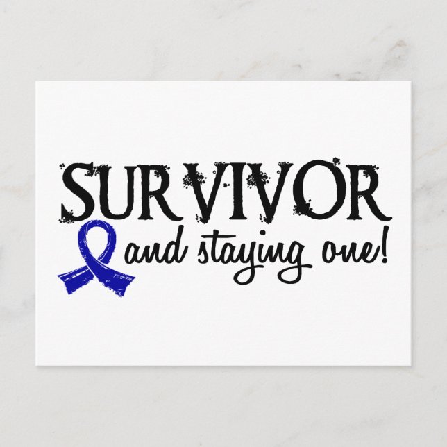 Rectal Cancer Survivor 18 Postcard (Front)