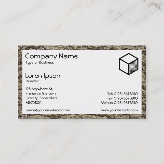 Rectangle - Bark 02 Business Card (Front)