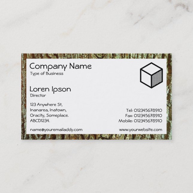 Rectangle - Bark 03 Business Card (Front)