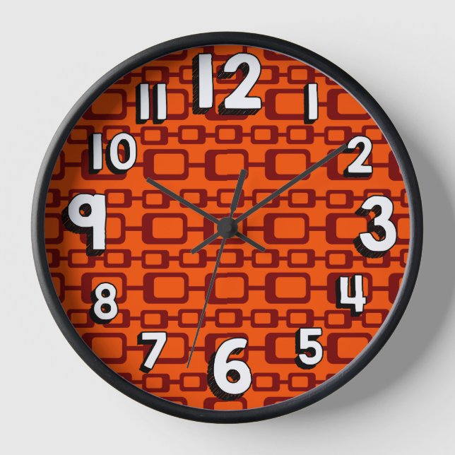 Rectangle Chains  Clock (Front)