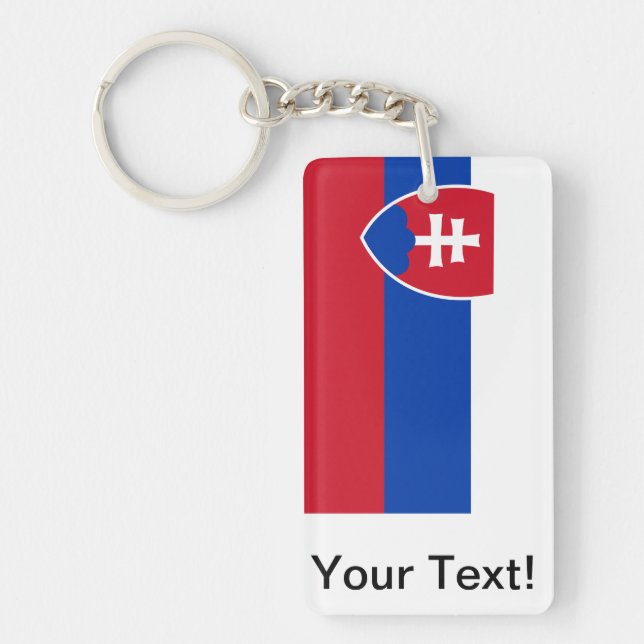 Rectangle (double-sided) Keychain (Front)