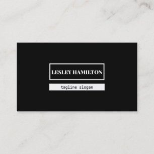 Rectangle Frame Business Card