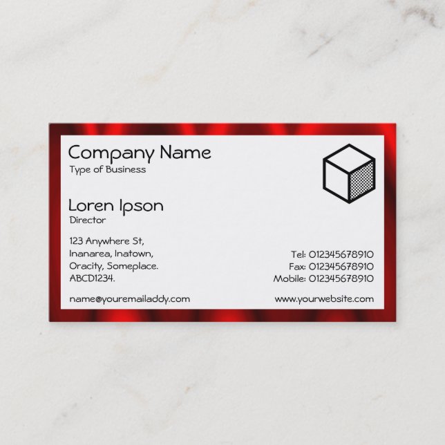 Rectangle - Hall of Flame 02 Business Card (Front)
