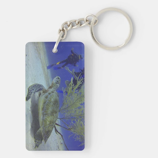 Rectangle Keychain with Your Custom Photo on Both (Back)