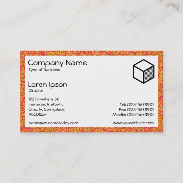 Rectangle - Marbling 04 Business Card (Front)