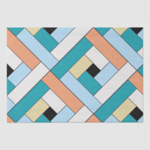 Rectangle Pattern (ver10) with Custom Detail Tissue Paper