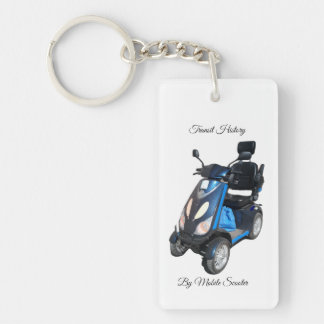 Rectangle single sided Acrylic Keychain
