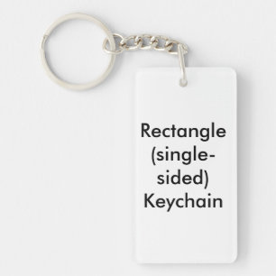 Rectangle (single-sided) Keychain