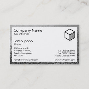 Rectangle - Steamy Window Business Card
