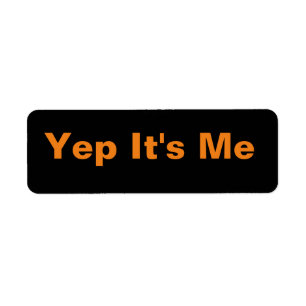 Rectangle sticker with logo