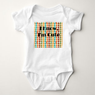 Rectangles and Chains  Baby Bodysuit