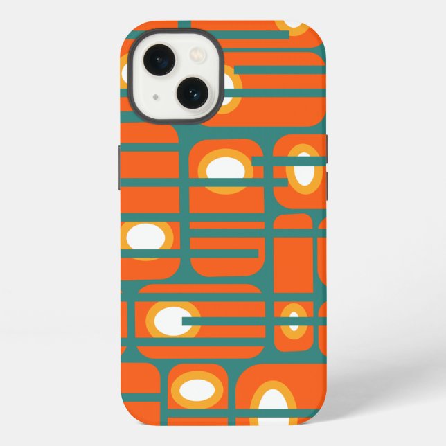Rectangles and Circles  iPhone Case (Back)