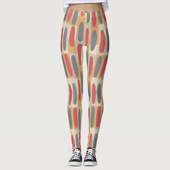 Rectangles and Ovals Leggings (Front)