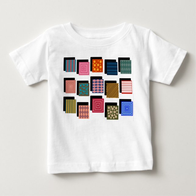 Rectangles and Shadows Baby T-Shirt (Front)