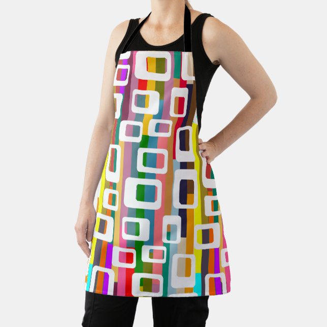 Rectangles and Stripes  Apron (Insitu)