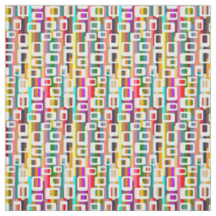 Rectangles and Stripes Fabric