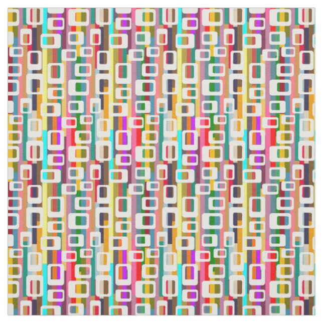 Rectangles and Stripes  Fabric (Swatch)
