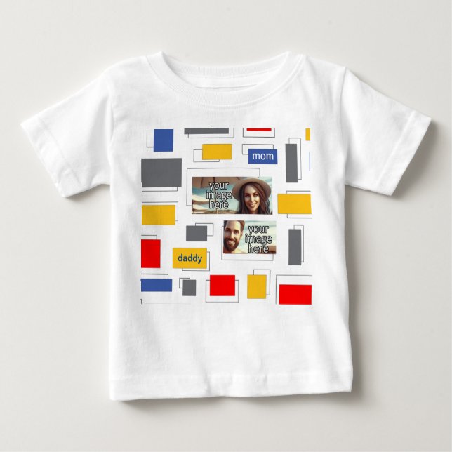 Rectangles Baby T-Shirt (Front)