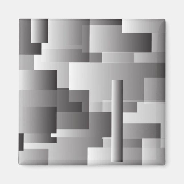 Rectangles Magnet (Front)