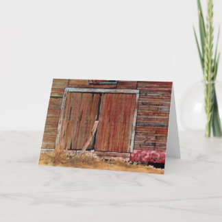 "Rectangles Rule #1" Country Roads Greeting Card