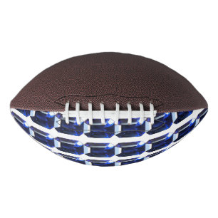 Rectangular Sapphire Blue Football