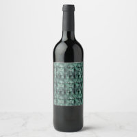Rectangular shapes in dark and spotted green
