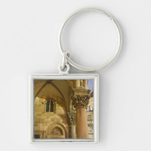 Rector's Palace Arches with Dubrovnik Cathedral Key Ring