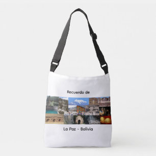 Recuerdo de La Paz Bolivia Crossbody Bag